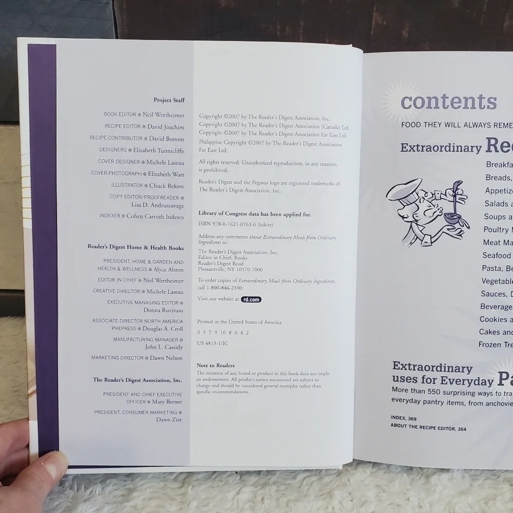 READERS Digest 919 Extraordinary Meals Hardcover Cookbook